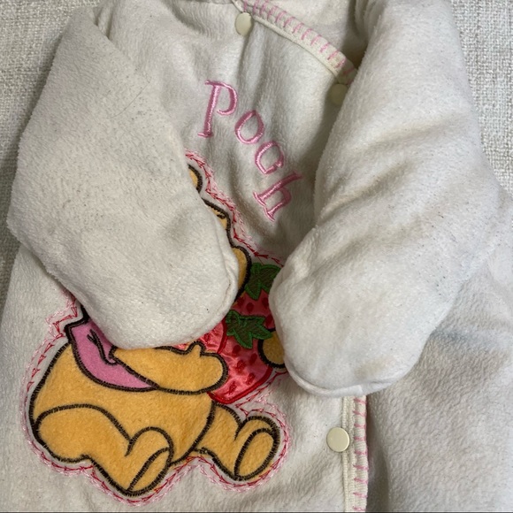Disney Baby Winnie the Pooh Hooded and Footed One-Pierce Cover Up - Picture 4 of 10